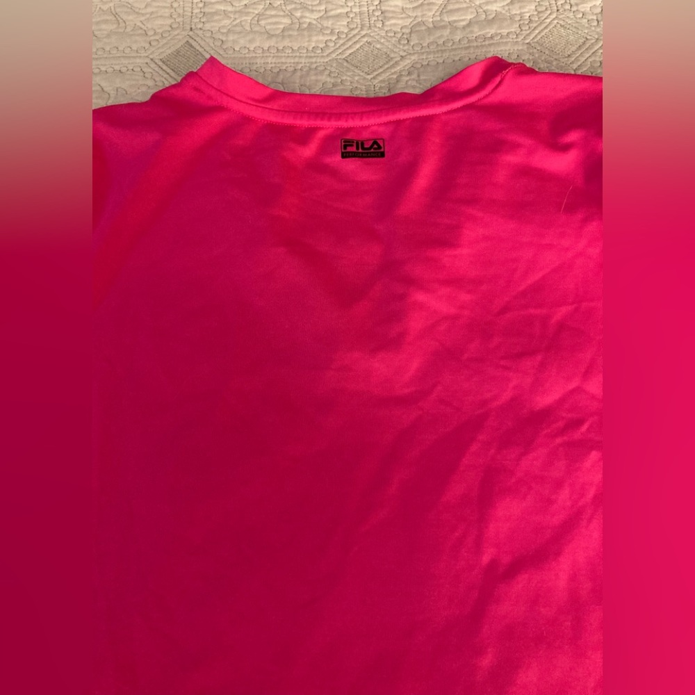 FILA Women’s V Neck Mesh Sides Size Large - Picture 7 of 7